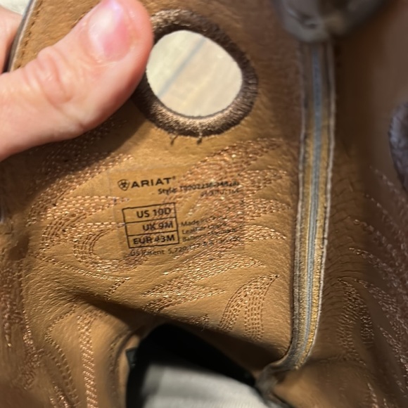 Ariat Men’s‎ Brown Heritage Roughstock Leather Western Boot - Picture 10 of 10